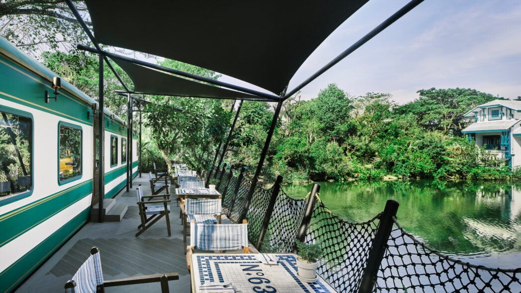 afternoon tea at tea carriage, InterContinental Khao Yai Resort