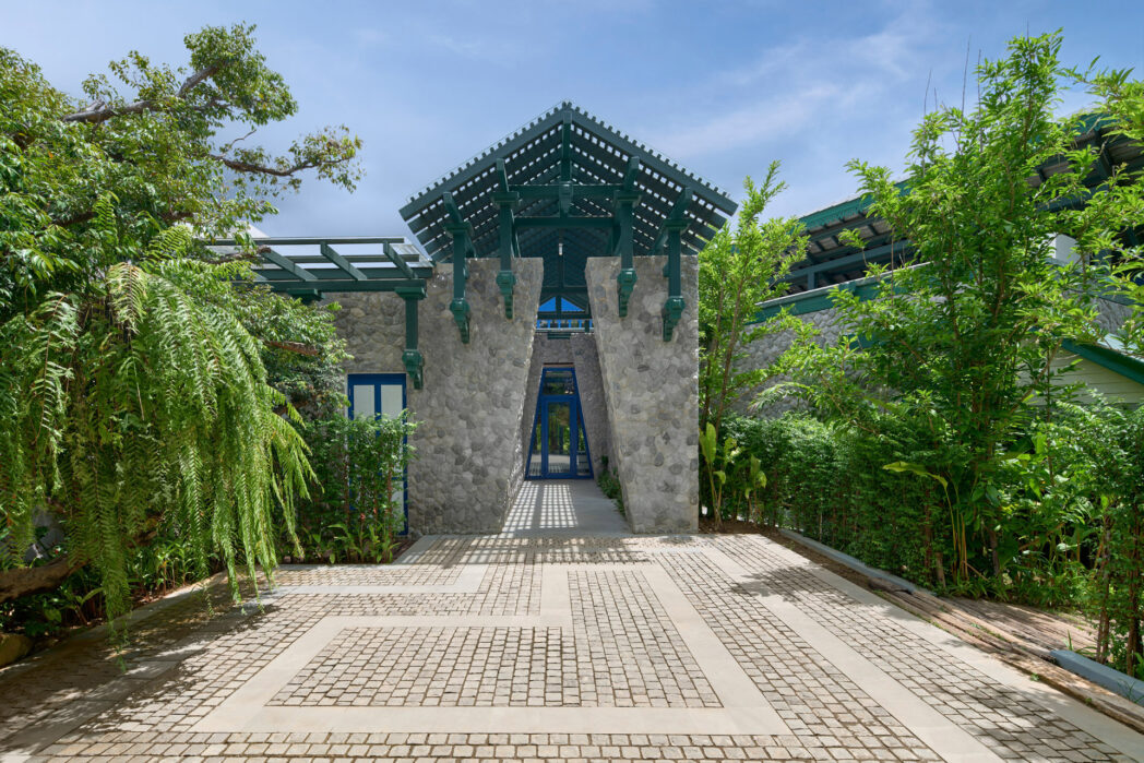 a stone pavillion at intercontinental khao yai resort
