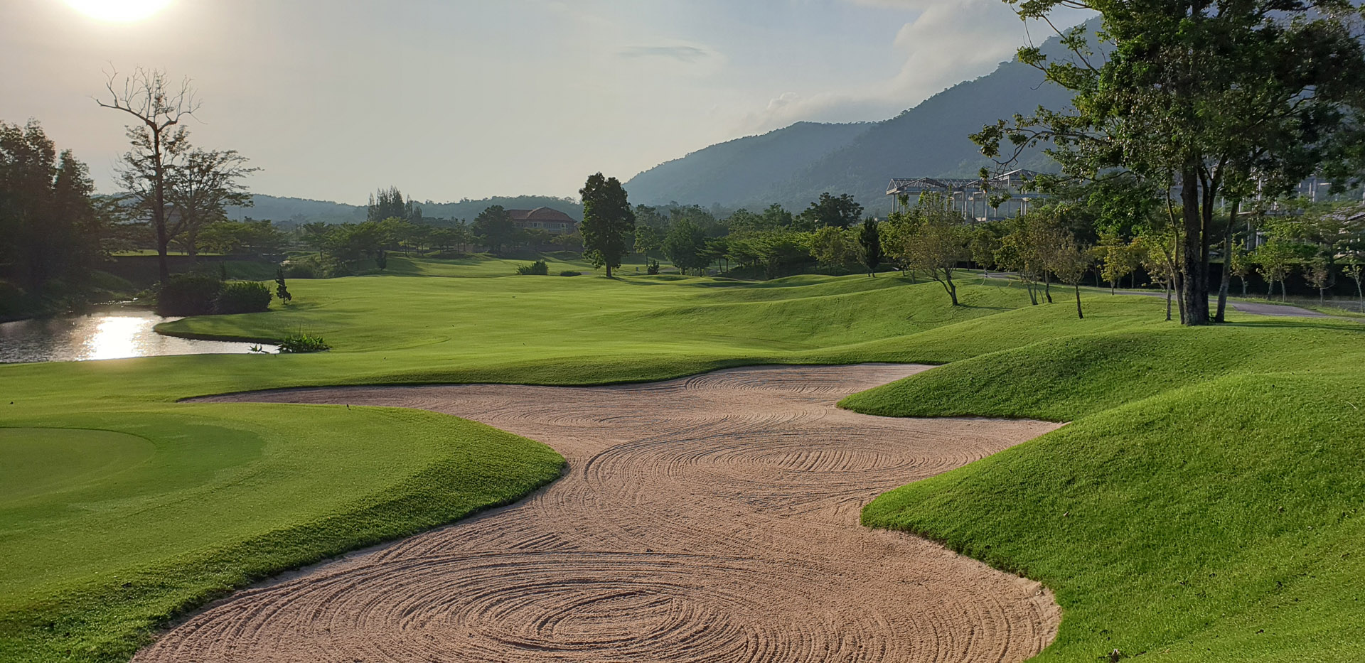 sandtrap at toscana valley golf course khao yai thailand